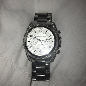 Michael Kors Silver Watch with rhinestones